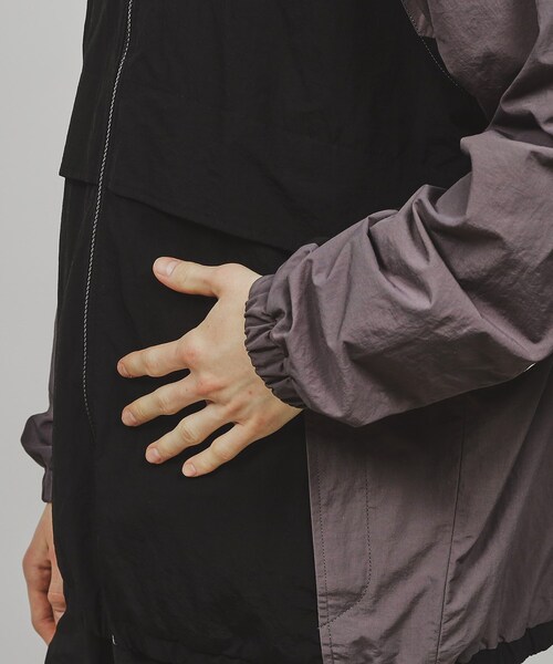 tk.TAKEO KIKUCHI(ティーケータケオキクチ)の「◆ナイロンジップアップブルゾン(セットアップ対応)(ブルゾン・メンズ・ブラック/ブラック系4/グレー系4・02/03)」の19枚目の写真
