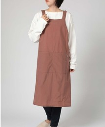 NAIGAI（ナイガイ）の「HOUSE WEAR STUDIO 撥水加工 ナイロン 無地 バッククロス エプロン 70372095（エプロン）」