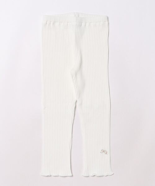 HAKKA KIDS（ハッカキッズ）の「ストレッチカラースパッツ（レギンス/スパッツ・キッズ・ネイビー/ホワイト/ピンク・100cm/110cm/120cm/130cm）」の2枚目の写真