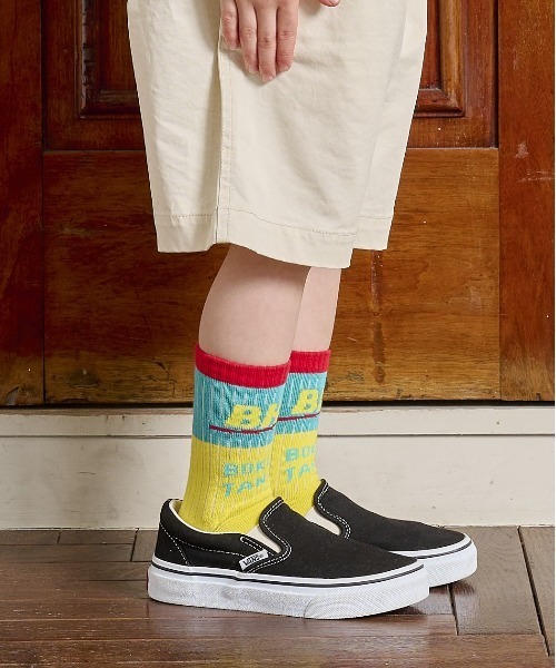 MARKEY'S(マーキーズ)の「【BOKU HA TANOSII】BHTロゴソックス/19-21cm(ソックス/靴下・キッズ・イエロー/ブルー/グリーン・19-21cm)」の8枚目の写真