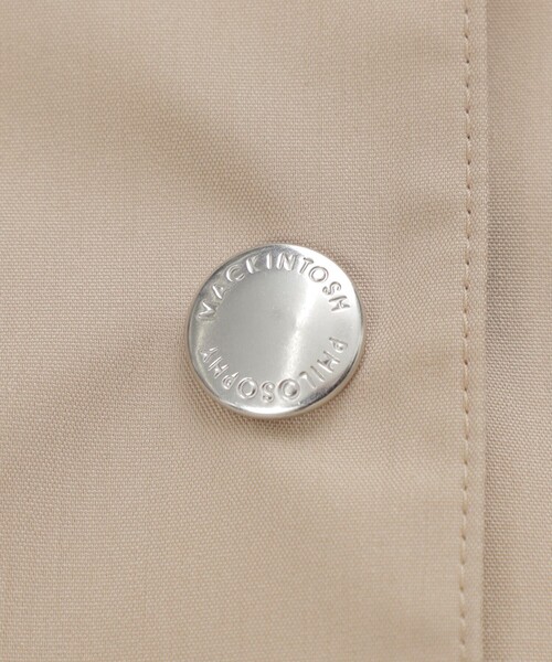 MACKINTOSH PHILOSOPHY（ﾏｯｷﾝﾄｯｼｭ ﾌｨﾛｿﾌｨｰ）の「【DAWLEY(ドーリー)】（ノーカラーコート・レディース・カーキ/ダークネイビー/ホワイト系その他/ベージュ・40/38/36）」の14枚目の写真