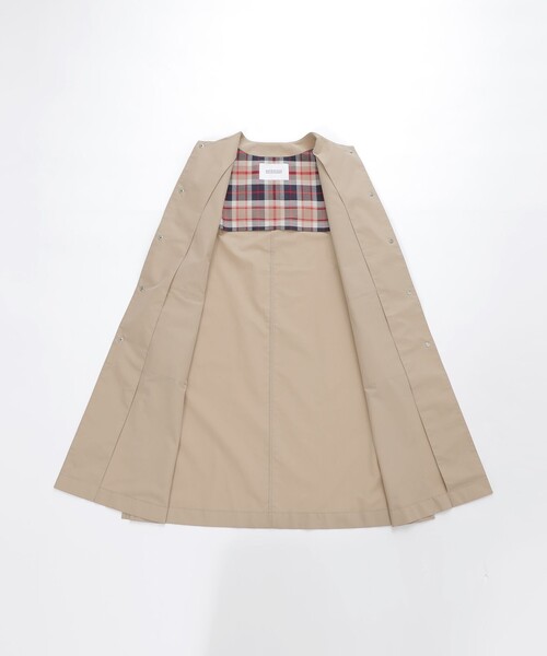 MACKINTOSH PHILOSOPHY（ﾏｯｷﾝﾄｯｼｭ ﾌｨﾛｿﾌｨｰ）の「【DAWLEY(ドーリー)】（ノーカラーコート・レディース・カーキ/ダークネイビー/ホワイト系その他/ベージュ・40/38/36）」の15枚目の写真