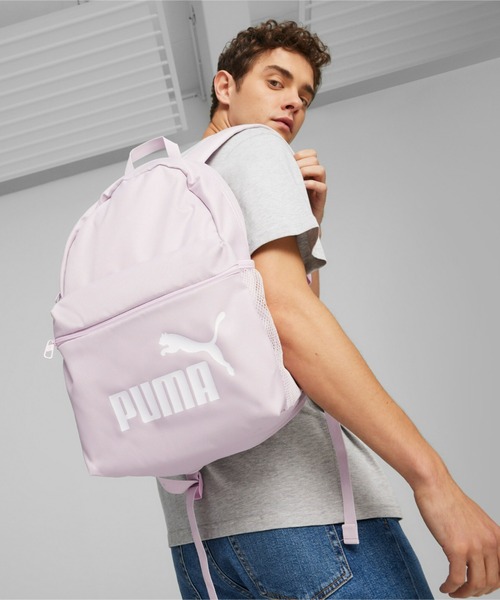 PUMA(プーマ)の「PUMA プーマ ユニセックス プーマ フェイズ バックパック 22L(バックパック/リュック・メンズ・ターコイズブルー/ライトパープル/Beige・フリー)」の3枚目の写真