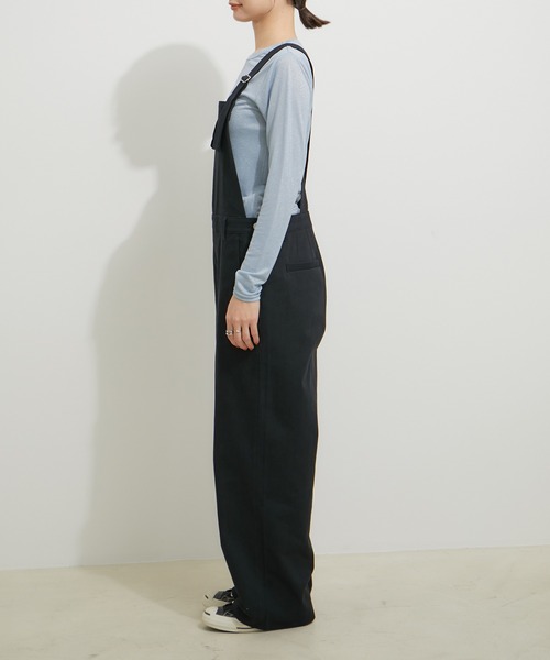 le cercle ADAM ET ROPE'（ルセルクルアダムエロペ）の「オーバーオール（サロペット/オーバーオール・レディース・ベージュ/ブラック・FREE）」の11枚目の写真