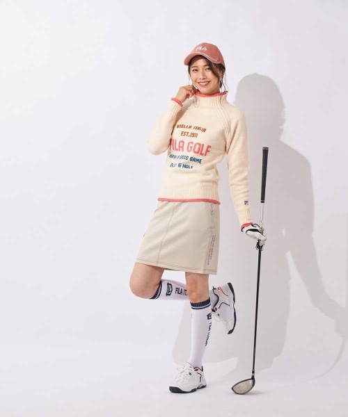 FILA GOLF(フィラゴルフ )の「【FILA GOLF/フィラゴルフ】レディースダンボールニットスカート ゴルフ(スカート・レディース・ブラック/ブラウン/ライトグレー・MEDIUM/LARGE/SMALL)」の16枚目の写真