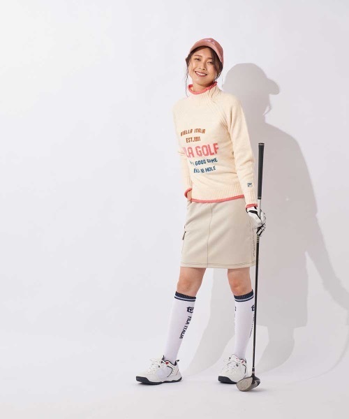FILA GOLF(フィラゴルフ )の「【FILA GOLF/フィラゴルフ】レディースダンボールニットスカート ゴルフ(スカート・レディース・ブラック/ブラウン/ライトグレー・MEDIUM/LARGE/SMALL)」の17枚目の写真