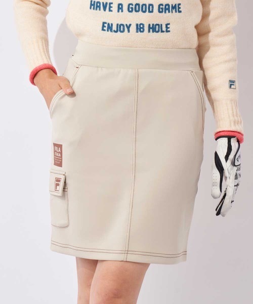 FILA GOLF(フィラゴルフ )の「【FILA GOLF/フィラゴルフ】レディースダンボールニットスカート ゴルフ(スカート・レディース・ブラック/ブラウン/ライトグレー・MEDIUM/LARGE/SMALL)」の19枚目の写真