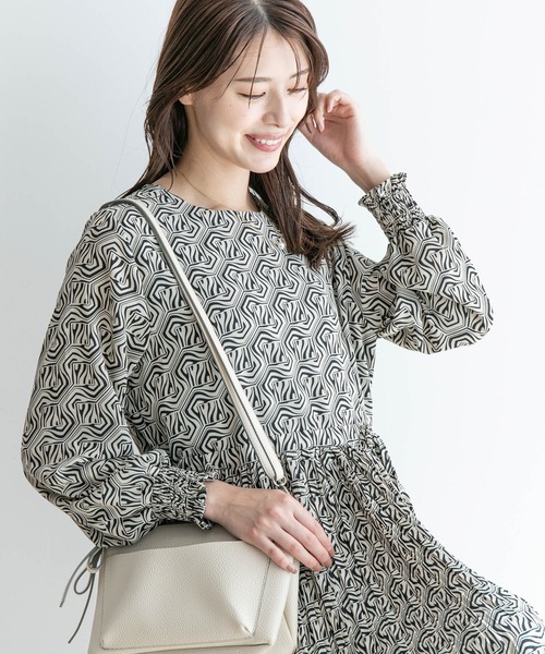 【セール】アート柄ギャザーワンピース（ワンピース）｜Jayro（ジャイロ）