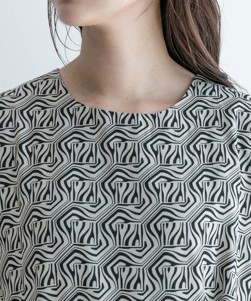 【セール】アート柄ギャザーワンピース（ワンピース）｜Jayro（ジャイロ）