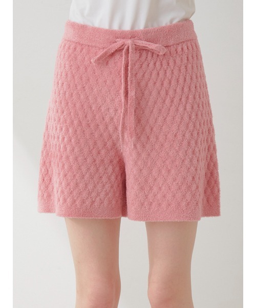 gelato pique（ジェラートピケ）の「スムーズィーフルーツジャガードプルオーバー&ショートパンツセット（ルームウェア/パジャマ・レディース・グリーン/イエロー/ピンク・FREE）」の12枚目の写真