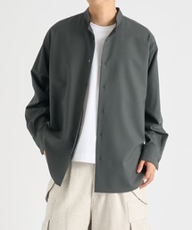 markaware | 【MARKAWARE/マーカウェア】別注 ORGANIC WOOL COMFORT FIT BAND COLLAR SHIRT/別注オーガニックウールコンフォートフィットバンドカラーシャツ【セットアップ対応】(シャツ/ブラウス)