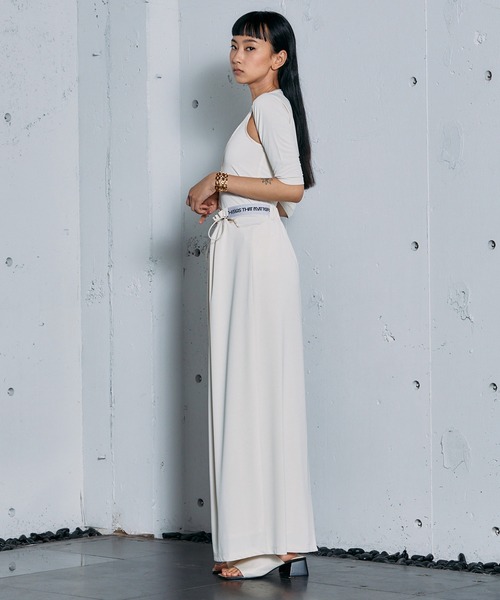 THINGS THAT MATTER/ グリッターナロースカート GLITTER JERSEY LAYERED NARROW SKIRT | | STORE | THINGS THAT