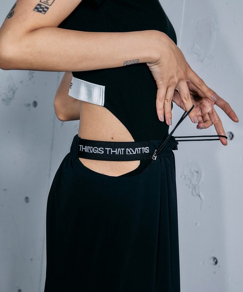 THINGS THAT MATTER/ グリッターナロースカート GLITTER JERSEY LAYERED NARROW SKIRT | | STORE | THINGS THAT
