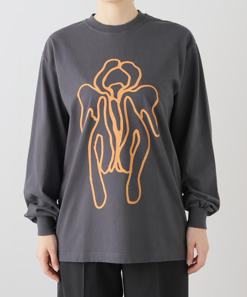 MARMOT（マーモット）の「【MARMOT / マーモット】FLOWER LS：カットソー（Tシャツ/カットソー・レディース・ブルー/ブラック・FREE）」の7枚目の写真