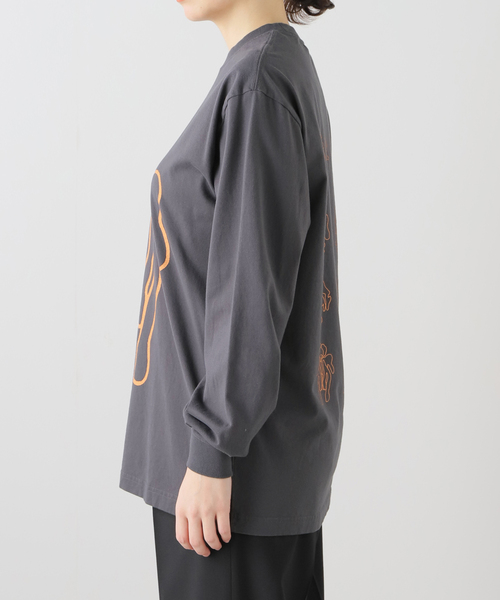 MARMOT（マーモット）の「【MARMOT / マーモット】FLOWER LS：カットソー（Tシャツ/カットソー・レディース・ブルー/ブラック・FREE）」の8枚目の写真