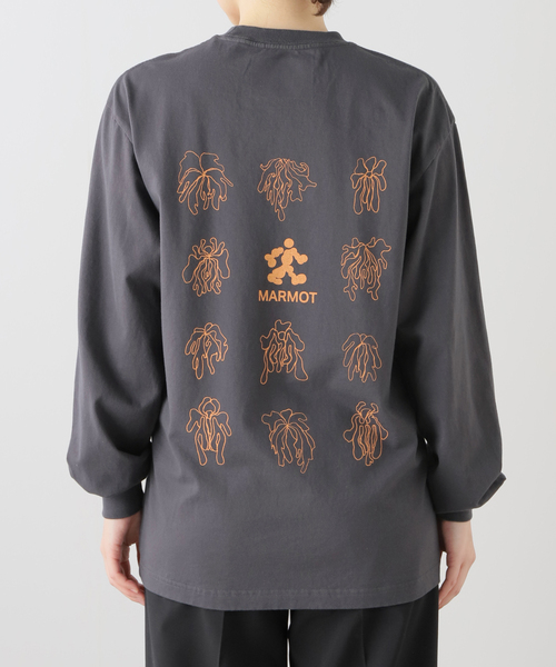 MARMOT（マーモット）の「【MARMOT / マーモット】FLOWER LS：カットソー（Tシャツ/カットソー・レディース・ブルー/ブラック・FREE）」の9枚目の写真