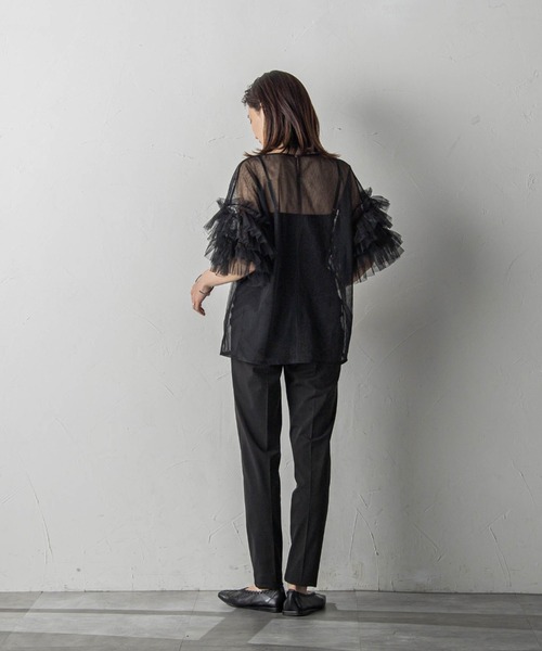 【セール】360度ストレッチテーパードパンツ≪セットアップ対応≫（スラックス）｜MAYSON GREY（メイソングレイ）