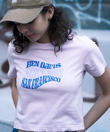 《BEN DAVIS》 LADIES CROPPED TEE/抗菌防臭