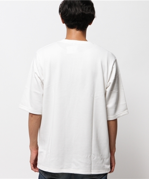 WEGO（ウィゴー）の「WEGO/クオータースリーブプルオーバー（スウェット・メンズ・カーキ/ベージュ/ブラック/ホワイト・LARGE/MEDIUM）」の10枚目の写真