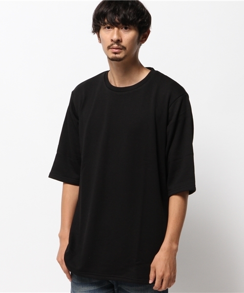 WEGO（ウィゴー）の「WEGO/クオータースリーブプルオーバー（スウェット・メンズ・カーキ/ベージュ/ブラック/ホワイト・LARGE/MEDIUM）」の7枚目の写真