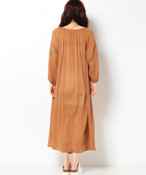 Another Edition（アナザーエディション）の「ヨウリュウ刺繍ワンピース/AEBC Cﾖｳﾘｭｳ EMBR OP◆（ワンピース・レディース・ホワイト/オレンジ・フリー）」の12枚目の写真