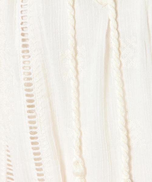 Another Edition（アナザーエディション）の「ヨウリュウ刺繍ワンピース/AEBC Cﾖｳﾘｭｳ EMBR OP◆（ワンピース・レディース・ホワイト/オレンジ・フリー）」の5枚目の写真