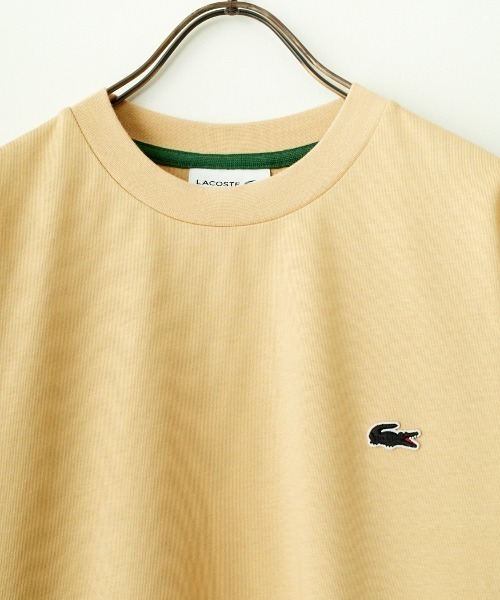 LACOSTE（ラコステ）の「[LACOSTE/ラコステ] ワンポイントロゴ バックプリントTシャツ（Tシャツ/カットソー・レディース・ベージュ/ブラック/ホワイト・2/4/3）」の19枚目の写真