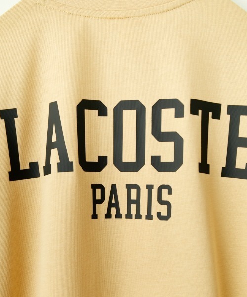 LACOSTE（ラコステ）の「[LACOSTE/ラコステ] ワンポイントロゴ バックプリントTシャツ（Tシャツ/カットソー・レディース・ベージュ/ブラック/ホワイト・2/4/3）」の21枚目の写真