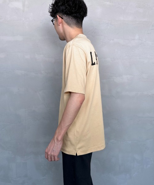 LACOSTE（ラコステ）の「[LACOSTE/ラコステ] ワンポイントロゴ バックプリントTシャツ（Tシャツ/カットソー・レディース・ベージュ/ブラック/ホワイト・2/4/3）」の12枚目の写真