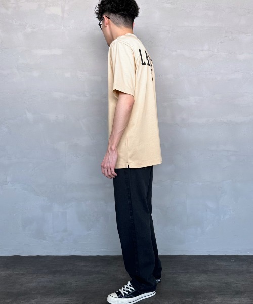 LACOSTE（ラコステ）の「[LACOSTE/ラコステ] ワンポイントロゴ バックプリントTシャツ（Tシャツ/カットソー・レディース・ベージュ/ブラック/ホワイト・2/4/3）」の15枚目の写真