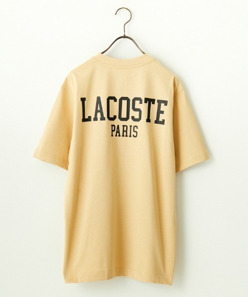 LACOSTE（ラコステ）の「[LACOSTE/ラコステ] ワンポイントロゴ バックプリントTシャツ（Tシャツ/カットソー・レディース・ベージュ/ブラック/ホワイト・2/4/3）」の18枚目の写真