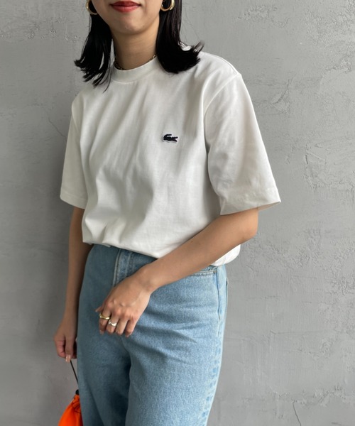 おしゃれ★Lacoste ラコステ ロゴ Tシャツ 日本未入荷 楽天市場】LACOSTE ラコステ Tシャツ アウトライン クロック