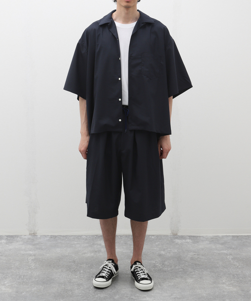 Sillage (シアージ) WOOL TROPICAL CIRCULAR SHORTS EX SL24SS