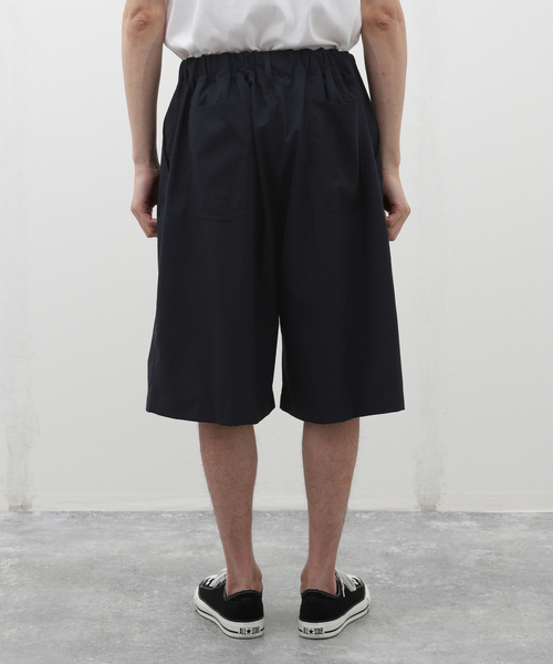 Sillage（シアージ）の「Sillage (シアージ) WOOL TROPICAL CIRCULAR SHORTS EX SL24SS-CSTW-NV（その他パンツ・メンズ・ネイビー・FREE）」の5枚目の写真
