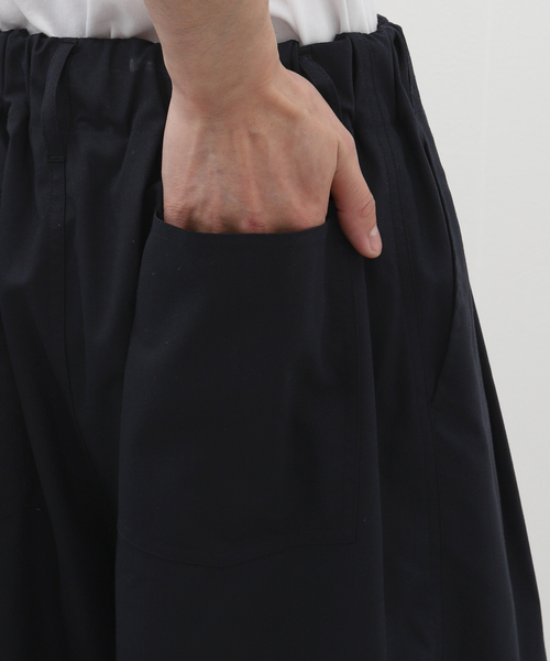 Sillage（シアージ）の「Sillage (シアージ) WOOL TROPICAL CIRCULAR SHORTS EX SL24SS-CSTW-NV（その他パンツ・メンズ・ネイビー・FREE）」の8枚目の写真