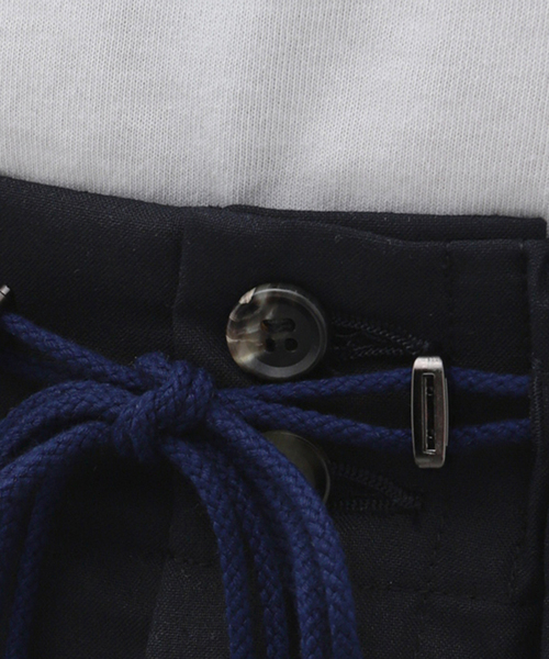 Sillage（シアージ）の「Sillage (シアージ) WOOL TROPICAL CIRCULAR SHORTS EX SL24SS-CSTW-NV（その他パンツ・メンズ・ネイビー・FREE）」の11枚目の写真