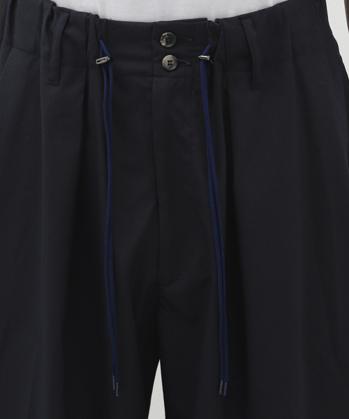 Sillage（シアージ）の「Sillage (シアージ) WOOL TROPICAL CIRCULAR SHORTS EX SL24SS-CSTW-NV（その他パンツ・メンズ・ネイビー・FREE）」の12枚目の写真