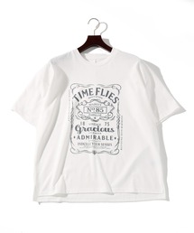ビッグシルエット プリント Tシャツ レディース