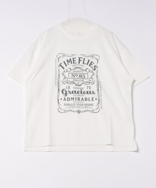 THISIS(ディスイズ)の「ビッグシルエット プリント Tシャツ レディース(Tシャツ/カットソー・レディース・ブラック系その他/ホワイト系その他3/ホワイト系その他/ホワイト系その他2/グレー系その他/ブラック系その他2/ブラック/チャコールグレー/ブラック系その他3/ホワイト・X-LARGE/LARGE/MEDIUM)」の12枚目の写真