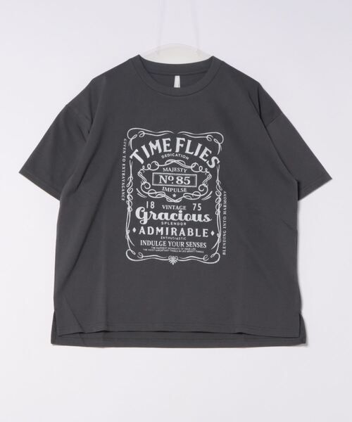 THISIS(ディスイズ)の「ビッグシルエット プリント Tシャツ レディース(Tシャツ/カットソー・レディース・ブラック系その他/ホワイト系その他3/ホワイト系その他/ホワイト系その他2/グレー系その他/ブラック系その他2/ブラック/チャコールグレー/ブラック系その他3/ホワイト・X-LARGE/LARGE/MEDIUM)」の14枚目の写真