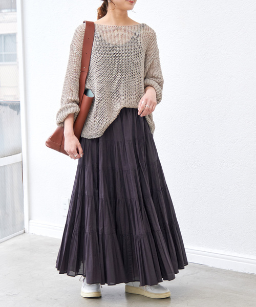 Spick & Span（スピックアンドスパン）の「P/Liルーズプルオーバー（ニット/セーター・レディース・グレー/ブルー・FREE）」の7枚目の写真