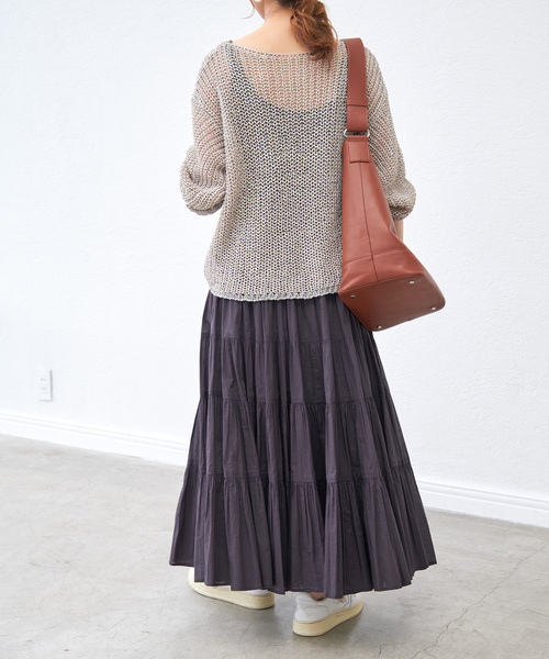 Spick & Span（スピックアンドスパン）の「P/Liルーズプルオーバー（ニット/セーター・レディース・グレー/ブルー・FREE）」の9枚目の写真