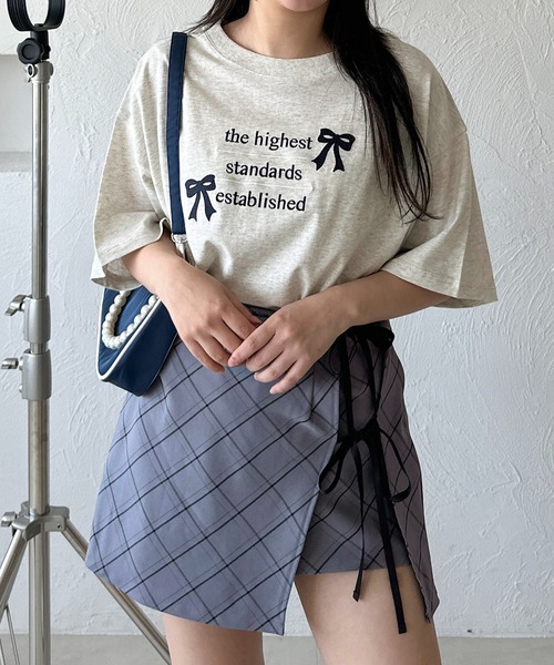 apres jour mignon(アプレジュールミニョン)の「アソートビッグTシャツ【ZOZOTOWN限定アイテム】(Tシャツ/カットソー・レディース・ナチュラル/ブラック系その他/ホワイト系その他2/オフホワイト/レッド/ホワイト系その他/ネイビー/ブラック・X-LARGE/フリー)」の19枚目の写真