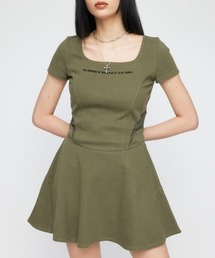 SIDE LACE CUT ミニワンピース