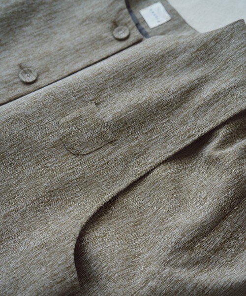 unclip（アンクリップ）の「リネンライクベスト（ベスト・レディース・グレー/ブラウン・FREE）」の22枚目の写真