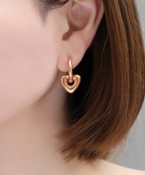 ノーブランド ピアス 両耳 no brand（ノーブランド）の「両耳用（2点セット） クロス