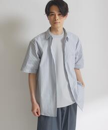 URBAN RESEARCH DOORS | 『吸水速乾』セオアルファストレッチ ブロードショートスリーブシャツ(シャツ/ブラウス)