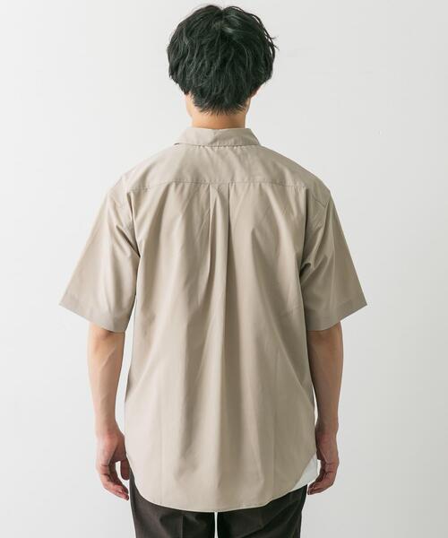 URBAN RESEARCH DOORS（アーバンリサーチドアーズ）の「『吸水速乾』セオアルファストレッチ ブロードショートスリーブシャツ（シャツ/ブラウス・メンズ・ベージュ系その他/ロイヤルブルー/ベージュ/ブルー系その他・MEDIUM/LARGE）」の13枚目の写真