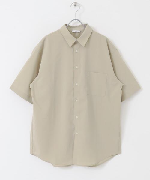 URBAN RESEARCH DOORS（アーバンリサーチドアーズ）の「『吸水速乾』セオアルファストレッチ ブロードショートスリーブシャツ（シャツ/ブラウス・メンズ・ベージュ系その他/ロイヤルブルー/ベージュ/ブルー系その他・MEDIUM/LARGE）」の14枚目の写真