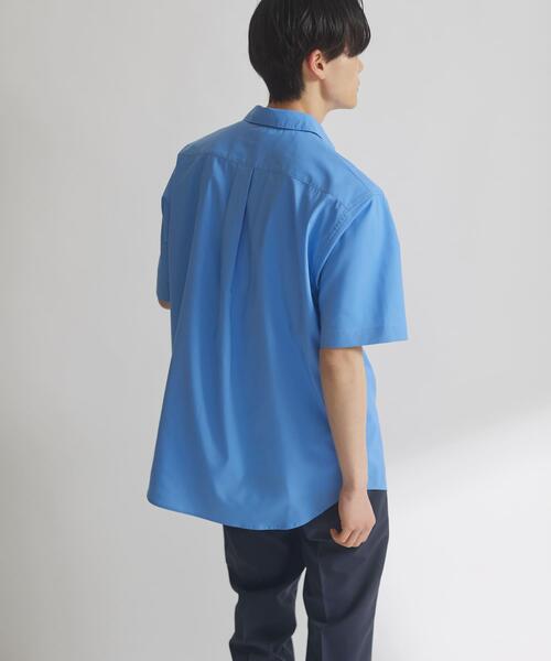 URBAN RESEARCH DOORS（アーバンリサーチドアーズ）の「『吸水速乾』セオアルファストレッチ ブロードショートスリーブシャツ（シャツ/ブラウス・メンズ・ベージュ系その他/ロイヤルブルー/ベージュ/ブルー系その他・MEDIUM/LARGE）」の18枚目の写真